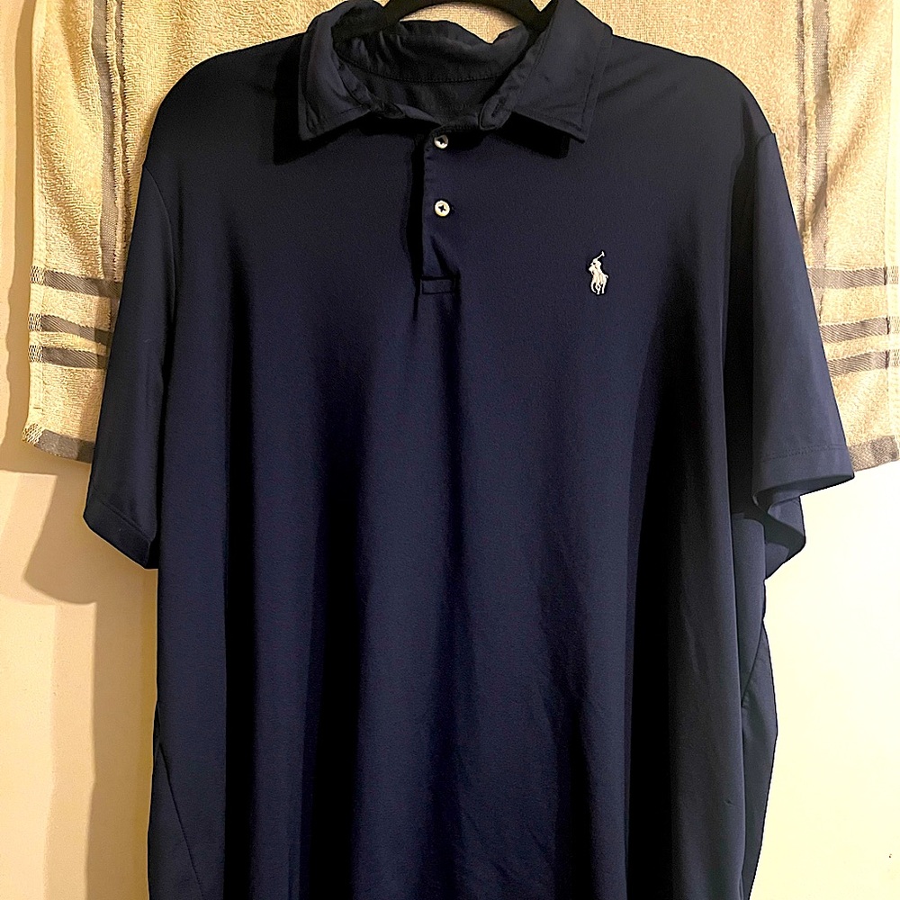 Performance Polo Dark Blue XL for that Tall Classic Person in your life! ⛳️